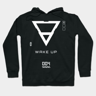 Techwear Vector Design - Wake Up Hoodie